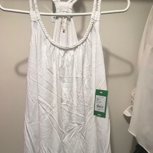 Lilly Pulitzer White Tank Top NWT Sz Med